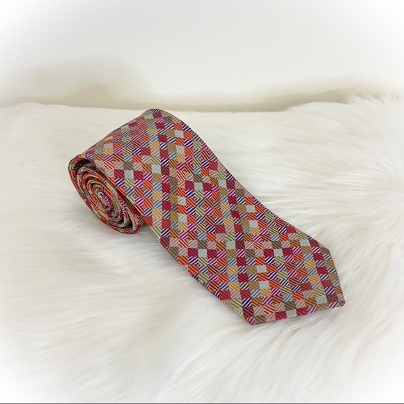 😎Really Stunning Multicolored Peacock Silk Mens Toe😎 - Picture 9 of 10